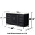 Wyndham Marlena 60 Inch Single Bathroom Vanity in Black, Giotto Quartz Countertop, Undermount Square Sink (3-Hole), Brushed Nickel Trim - WCH515160SBKGTUS3MXX Wyndham Marlena 60 Inch Single Bathroom Vanity in Black, Giotto Quartz Countertop, Undermount Square Sink (3-Hole), Brushed Nickel Trim - WCH515160SBKGTUS3MXX