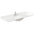 Wyndham Icon 60 Inch Single Bathroom Vanity in White, White Quartz Countertop, Undermount Square Sink (1-Hole), Matte Black Trim, 58 Inch Mirror - WCF111160SWBWQUNSM58