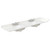Wyndham Beckett 84 Inch Double Bathroom Vanity in White, White Quartz Countertop, Undermount Square Sinks (3-Hole), Brushed Nickel Trim - WCG242484DWHWQUS3MXX