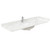 Wyndham Icon 60 Inch Single Bathroom Vanity in White, Giotto Quartz Countertop, Undermount Square Sink (1-Hole), Matte Black Trim - WCF111160SWBGTUNSMXX
