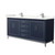Wyndham Marlena 72 Inch Double Bathroom Vanity in Dark Blue, Giotto Quartz Countertop, Undermount Square Sinks (1-Hole), Brushed Nickel Trim - WCH515172DBNGTUNSMXX Wyndham Marlena 72 Inch Double Bathroom Vanity in Dark Blue, Giotto Quartz Countertop, Undermount Square Sinks (1-Hole), Brushed Nickel Trim - WCH515172DBNGTUNSMXX