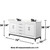Wyndham Marlena 72 Inch Double Bathroom Vanity in White, Giotto Quartz Countertop, Undermount Square Sinks (3-Hole), Matte Black Trim - WCH515172DWBGTUS3MXX