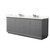 Wyndham Strada 84 Inch Double Bathroom Vanity in Dark Gray, Giotto Quartz Countertop, Undermount Square Sink (3-Hole), Brushed Nickel Trim - WCF414184DKGGTUS3MXX