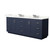 Wyndham Miranda 84 Inch Double Bathroom Vanity in Dark Blue, Giotto Quartz Countertop, Undermount Square Sinks (3-Hole), Brushed Nickel Trim - WCF292984DBNGTUS3MXX Wyndham Miranda 84 Inch Double Bathroom Vanity in Dark Blue, Giotto Quartz Countertop, Undermount Square Sinks (3-Hole), Brushed Nickel Trim - WCF292984DBNGTUS3MXX