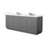 Wyndham Miranda 84 Inch Double Bathroom Vanity in Dark Gray, Giotto Quartz Countertop, Undermount Square Sinks (3-Hole), Brushed Nickel Trim - WCF292984DKGGTUS3MXX