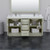 Wyndham Icon 66 Inch Double Bathroom Vanity in Light Green, White Quartz Countertop, Undermount Square Sinks (1-Hole), Brushed Nickel Trim, 58 Inch Mirror - WCF111166DLGWQUNSM58