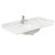 Wyndham Icon 42 Inch Single Bathroom Vanity in White, Giotto Quartz Countertop, Undermount Square Sink (1-Hole), Satin Bronze Trim, 34 Inch Mirror - WCF111142SWZGTUNSM34