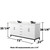 Wyndham Amici 72 Inch Double Bathroom Vanity in White, White Quartz Countertop, Undermount Square Sinks (3-Hole), Matte Black Trim - WCH818172DWBWQUS3MXX Wyndham Amici 72 Inch Double Bathroom Vanity in White, White Quartz Countertop, Undermount Square Sinks (3-Hole), Matte Black Trim - WCH818172DWBWQUS3MXX