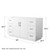 Wyndham Elan 60 Inch Single Bathroom Vanity with Toe Kick in White, No Countertop, No Sink, Matte Black Trim - WCH747460SWBCXSXXMXX