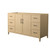Wyndham Elan 60 Inch Single Bathroom Vanity in White Oak, No Countertop, No Sink, Matte Black Trim - WCH717160SHBCXSXXMXX