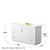 Wyndham Miranda 60 Inch Single Bathroom Vanity in White, Giotto Quartz Countertop, Undermount Square Sink (3-Hole), Brushed Gold Trim - WCF292960SWGGTUS3MXX