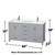 Wyndham Sheffield 60 Inch Double Bathroom Vanity in Gray, White Quartz Countertop, Undermount Square Sinks - WCS141460DGYWQUNSMXX