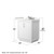 Wyndham Icon 30 Inch Single Bathroom Vanity in White, White Quartz Countertop, Undermount Square Sink (3-Hole), Brushed Nickel Trim, 24 Inch Mirror - WCF111130SWHWQUS3M24