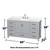 Wyndham Sheffield 60 Inch Single Bathroom Vanity in Gray, White Quartz Countertop, Undermount Square Sink (3-Hole), Brushed Chrome Trim - WCS141460SGYWQUS3MXX