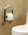 HealthCraft Invisia INV-WTRH-ORB Toilet Tissue Paper Roll Holder with Integrated Support Rail Grab Bar - Oil Rubbed Bronze