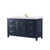 Wyndham Daria 60 Inch Single Bathroom Vanity in Dark Blue, White Quartz Countertop, Undermount Square Sink (1-Hole), Brushed Gold Trim - WCV252560SBLWQUNSMXX Wyndham Daria 60 Inch Single Bathroom Vanity in Dark Blue, White Quartz Countertop, Undermount Square Sink (1-Hole), Brushed Gold Trim - WCV252560SBLWQUNSMXX