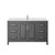 Wyndham Daria 60 Inch Single Bathroom Vanity in Dark Gray, Giotto Quartz Countertop, Undermount Square Sink (1-Hole), Polished Chrome Trim - WCV252560SKGGTUNSMXX