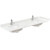 Wyndham Beckett 72 Inch Double Bathroom Vanity in Green, Giotto Quartz Countertop, Undermount Square Sinks (1-Hole), Matte Black Trim - WCG242472DGKGTUNSMXX