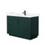 Wyndham Miranda 48 Inch Single Bathroom Vanity in Green, Giotto Quartz Countertop, Undermount Square Sink (1-Hole), Matte Black Trim - WCF292948SGKGTUNSMXX Wyndham Miranda 48 Inch Single Bathroom Vanity in Green, Giotto Quartz Countertop, Undermount Square Sink (1-Hole), Matte Black Trim - WCF292948SGKGTUNSMXX