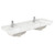 Wyndham Sheffield 60 Inch Double Bathroom Vanity in Espresso, Giotto Quartz Countertop, Undermount Square Sinks (1-Hole), Brushed Chrome Trim, Medicine Cabinets - WCS141460DESGTUNSMED