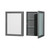 Wyndham Sheffield 60 Inch Double Bathroom Vanity in Dark Gray, White Quartz Countertop, Undermount Square Sinks, Medicine Cabinets - WCS141460DKGWQUNSMED