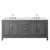Wyndham Daria 80 Inch Double Bathroom Vanity in Dark Gray, Giotto Quartz Countertop, Undermount Square Sinks (3-Hole), Polished Chrome Trim - WCV252580DKGGTUS3MXX Wyndham Daria 80 Inch Double Bathroom Vanity in Dark Gray, Giotto Quartz Countertop, Undermount Square Sinks (3-Hole), Polished Chrome Trim - WCV252580DKGGTUS3MXX