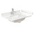 Wyndham Icon 30 Inch Single Bathroom Vanity in White, White Quartz Countertop, Undermount Square Sink (1-Hole), Brushed Nickel Trim - WCF111130SWHWQUNSMXX