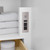 Wyndham Marlena 30 Inch Single Bathroom Vanity in White, White Quartz Countertop, Undermount Square Sink (3-Hole), Satin Bronze Trim - WCH515130SWZWQUS3MXX