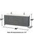 Wyndham Sheffield 80 Inch Double Bathroom Vanity in Dark Gray, White Quartz Countertop, Undermount Square Sinks, 70 Inch Mirror - WCS141480DKGWQUNSM70