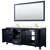 Wyndham Daria 80 Inch Double Bathroom Vanity in Dark Blue, White Quartz Countertop, Undermount Square Sinks (1-Hole), Brushed Gold Trim, 70 Inch Mirror - WCV252580DBLWQUNSM70