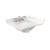 Wyndham Beckett 24 Inch Single Bathroom Vanity in Dark Gray, White Quartz Countertop, Undermount Square Sink (3-Hole), Brushed Gold Trim - WCG242424SGGWQUS3MXX