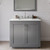 Wyndham Miranda 36 Inch Single Bathroom Vanity in Dark Gray, Giotto Quartz Countertop, Undermount Square Sink (3-Hole), Brushed Nickel Trim - WCF292936SKGGTUS3MXX