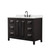 Wyndham Daria 48 Inch Single Bathroom Vanity in Dark Espresso, Giotto Quartz Countertop, Undermount Square Sink (3-Hole), Matte Black Trim - WCV252548SEBGTUS3MXX Wyndham Daria 48 Inch Single Bathroom Vanity in Dark Espresso, Giotto Quartz Countertop, Undermount Square Sink (3-Hole), Matte Black Trim - WCV252548SEBGTUS3MXX