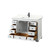 Wyndham Deborah 48 Inch Single Bathroom Vanity in White, Giotto Quartz Countertop, Undermount Square Sink (1-Hole), Matte Black Trim - WCS202048SWBGTUNSMXX Wyndham Deborah 48 Inch Single Bathroom Vanity in White, Giotto Quartz Countertop, Undermount Square Sink (1-Hole), Matte Black Trim - WCS202048SWBGTUNSMXX