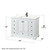 Wyndham Deborah 48 Inch Single Bathroom Vanity in White, Giotto Quartz Countertop, Undermount Square Sink (1-Hole), Matte Black Trim - WCS202048SWBGTUNSMXX Wyndham Deborah 48 Inch Single Bathroom Vanity in White, Giotto Quartz Countertop, Undermount Square Sink (1-Hole), Matte Black Trim - WCS202048SWBGTUNSMXX