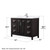 Wyndham Daria 48 Inch Single Bathroom Vanity in Dark Espresso, White Quartz Countertop, Undermount Square Sink (1-Hole), Polished Chrome Trim, Medicine Cabinet - WCV252548SDEWQUNSMED