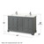 Wyndham Deborah 60 Inch Double Bathroom Vanity in Dark Gray, Giotto Quartz Countertop, Undermount Square Sinks (1-Hole), Polished Chrome Trim - WCS202060DKGGTUNSMXX Wyndham Deborah 60 Inch Double Bathroom Vanity in Dark Gray, Giotto Quartz Countertop, Undermount Square Sinks (1-Hole), Polished Chrome Trim - WCS202060DKGGTUNSMXX