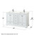 Wyndham Deborah 60 Inch Double Bathroom Vanity in White, Giotto Quartz Countertop, Undermount Square Sinks (1-Hole), Polished Chrome Trim - WCS202060DWHGTUNSMXX Wyndham Deborah 60 Inch Double Bathroom Vanity in White, Giotto Quartz Countertop, Undermount Square Sinks (1-Hole), Polished Chrome Trim - WCS202060DWHGTUNSMXX