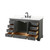 Wyndham Deborah 60 Inch Single Bathroom Vanity in Dark Gray, White Quartz Countertop, Undermount Square Sink (3-Hole), Matte Black Trim - WCS202060SGBWQUS3MXX Wyndham Deborah 60 Inch Single Bathroom Vanity in Dark Gray, White Quartz Countertop, Undermount Square Sink (3-Hole), Matte Black Trim - WCS202060SGBWQUS3MXX