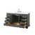 Wyndham Deborah 60 Inch Single Bathroom Vanity in Dark Gray, White Quartz Countertop, Undermount Square Sink (3-Hole), Polished Chrome Trim - WCS202060SKGWQUS3MXX Wyndham Deborah 60 Inch Single Bathroom Vanity in Dark Gray, White Quartz Countertop, Undermount Square Sink (3-Hole), Polished Chrome Trim - WCS202060SKGWQUS3MXX