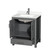 Wyndham Sheffield 30 Inch Single Bathroom Vanity in Dark Gray, Giotto Quartz Countertop, Undermount Square Sink (1-Hole), Brushed Chrome Trim - WCS141430SKGGTUNSMXX Wyndham Sheffield 30 Inch Single Bathroom Vanity in Dark Gray, Giotto Quartz Countertop, Undermount Square Sink (1-Hole), Brushed Chrome Trim - WCS141430SKGGTUNSMXX