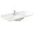 Wyndham Avery 48 Inch Single Bathroom Vanity in Dark Blue, White Quartz Countertop, Undermount Square Sink (1-Hole), Brushed Gold Trim, 46 Inch Mirror - WCV232348SBLWQUNSM46