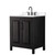 Wyndham Daria 30 Inch Single Bathroom Vanity in Dark Espresso, White Quartz Countertop, Undermount Square Sink (3-Hole), Matte Black Trim - WCV252530SEBWQUS3MXX Wyndham Daria 30 Inch Single Bathroom Vanity in Dark Espresso, White Quartz Countertop, Undermount Square Sink (3-Hole), Matte Black Trim - WCV252530SEBWQUS3MXX