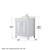 Wyndham Daria 30 Inch Single Bathroom Vanity in White, Giotto Quartz Countertop, Undermount Square Sink (1-Hole), Brushed Gold Trim, 24 Inch Mirror - WCV252530SWGGTUNSM24 Wyndham Daria 30 Inch Single Bathroom Vanity in White, Giotto Quartz Countertop, Undermount Square Sink (1-Hole), Brushed Gold Trim, 24 Inch Mirror - WCV252530SWGGTUNSM24