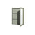 Wyndham Sheffield 36 inch Single Bathroom Vanity in Light Green, White Carrara Marble Countertop, Undermount Square Sink, Brushed Nickel Trim, Medicine Cabinet - WCS141436SLGCMUNSMED