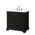Wyndham Deborah 36 Inch Single Bathroom Vanity in Dark Espresso, Giotto Quartz Countertop, Undermount Square Sink (3-Hole), Polished Chrome Trim - WCS202036SDEGTUS3MXX Wyndham Deborah 36 Inch Single Bathroom Vanity in Dark Espresso, Giotto Quartz Countertop, Undermount Square Sink (3-Hole), Polished Chrome Trim - WCS202036SDEGTUS3MXX