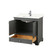 Wyndham Deborah 36 Inch Single Bathroom Vanity in Dark Gray, Giotto Quartz Countertop, Undermount Square Sink (1-Hole), Polished Chrome Trim - WCS202036SKGGTUNSMXX Wyndham Deborah 36 Inch Single Bathroom Vanity in Dark Gray, Giotto Quartz Countertop, Undermount Square Sink (1-Hole), Polished Chrome Trim - WCS202036SKGGTUNSMXX