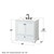 Wyndham Deborah 36 Inch Single Bathroom Vanity in White, Giotto Quartz Countertop, Undermount Square Sink (3-Hole), Matte Black Trim - WCS202036SWBGTUS3MXX