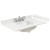 Wyndham Deborah 36 Inch Single Bathroom Vanity in White, Giotto Quartz Countertop, Undermount Square Sink (3-Hole), Brushed Gold Trim - WCS202036SWGGTUS3MXX