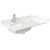 Wyndham Daria 36 Inch Single Bathroom Vanity in White, White Quartz Countertop, Undermount Square Sink (1-Hole), Matte Black Trim - WCV252536SWBWQUNSMXX